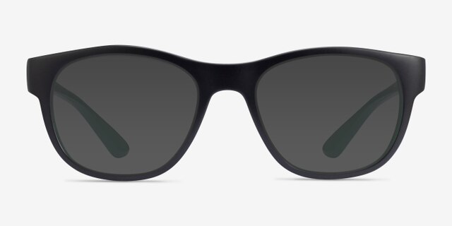 Ray-Ban RB7191 Matte Black On Green PlasticEyeglass Frames from EyeBuyDirect, with Tinted Lenses