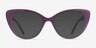 Vogue Eyewear VO5422 Dark Violet Serigraphy PlasticEyeglass Frames from EyeBuyDirect, with Tinted Lenses