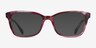 Ray-Ban RB5362 Striped Violet AcetateEyeglass Frames from EyeBuyDirect, with Tinted Lenses