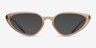 Ray-Ban RB7188 Light Brown PlasticEyeglass Frames from EyeBuyDirect, with Tinted Lenses