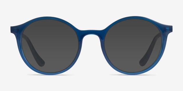 Vogue Eyewear VO5310 Transparent Blue PlastiqueMontures de lunettes de vue d'EyeBuyDirect, Avec des Verres Teintés