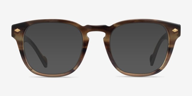 Vogue Eyewear VO5331 Striped Light Tortoise AcetateEyeglass Frames from EyeBuyDirect, with Tinted Lenses