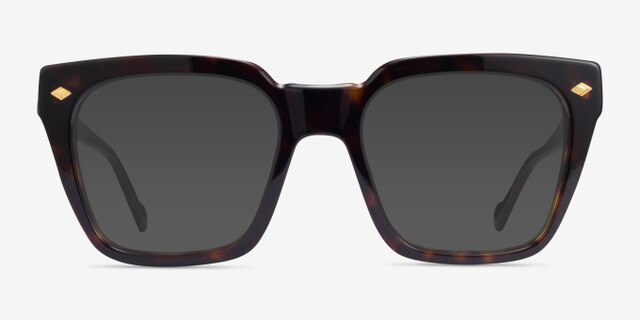 Vogue Eyewear VO5371 Matte Dark Tortoise AcetateEyeglass Frames from EyeBuyDirect, with Tinted Lenses