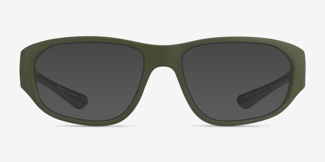 ARNETTE Gamoor Matte Green PlasticEyeglass Frames from EyeBuyDirect, with Tinted Lenses