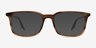 Ray-Ban RB5421 Striped Brown AcetateEyeglass Frames from EyeBuyDirect, with Tinted Lenses