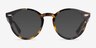 Ray-Ban RB7680V Larry Yellow Tortoise AcetateEyeglass Frames from EyeBuyDirect, with Tinted Lenses