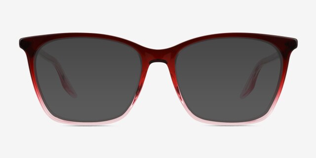 Ray-Ban RB5422 Red Gradient Pink AcetateEyeglass Frames from EyeBuyDirect, with Tinted Lenses