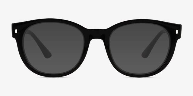 Ray-Ban RB7227 Black PlasticEyeglass Frames from EyeBuyDirect, with Tinted Lenses