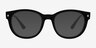 Ray-Ban RB7227 Black PlasticEyeglass Frames from EyeBuyDirect, with Tinted Lenses