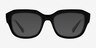 Ray-Ban RB7225 Leonid Black PlasticEyeglass Frames from EyeBuyDirect, with Tinted Lenses