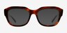 Ray-Ban RB7225 Leonid Striped Tortoise PlasticEyeglass Frames from EyeBuyDirect, with Tinted Lenses