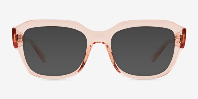 Ray-Ban RB7225 Leonid Transparent Pink PlasticEyeglass Frames from EyeBuyDirect, with Tinted Lenses