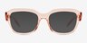 Ray-Ban RB7225 Leonid Transparent Pink PlasticEyeglass Frames from EyeBuyDirect, with Tinted Lenses