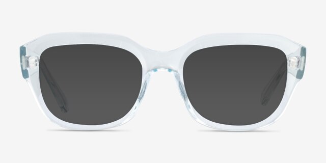 Ray-Ban RB7225 Leonid Transparent Blue PlasticEyeglass Frames from EyeBuyDirect, with Tinted Lenses