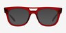 Ray-Ban RB7226 Phil Transparent Red PlasticEyeglass Frames from EyeBuyDirect, with Tinted Lenses
