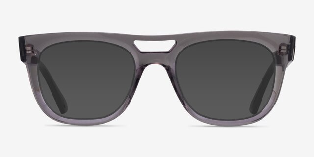 Ray-Ban RB7226 Phil Clear Gray PlasticEyeglass Frames from EyeBuyDirect, with Tinted Lenses