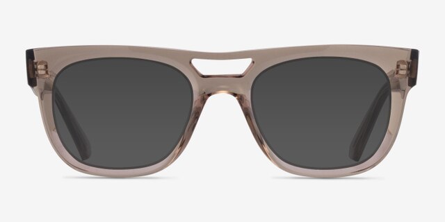 Ray-Ban RB7226 Phil Clear Brown PlasticEyeglass Frames from EyeBuyDirect, with Tinted Lenses