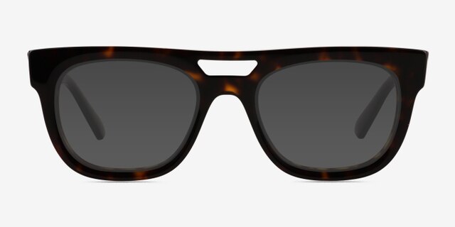 Ray-Ban RB7226 Phil Tortoise PlasticEyeglass Frames from EyeBuyDirect, with Tinted Lenses