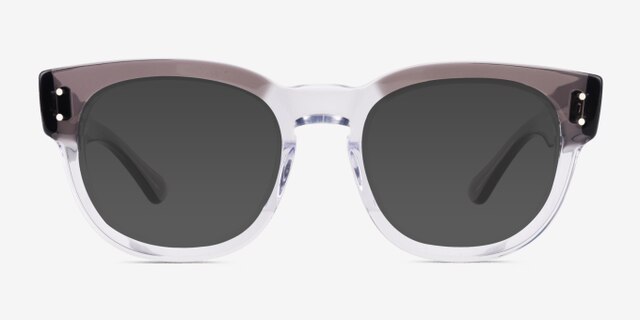 Ray-Ban RB0298V Mega Hawkeye Gray Clear AcetateEyeglass Frames from EyeBuyDirect, with Tinted Lenses