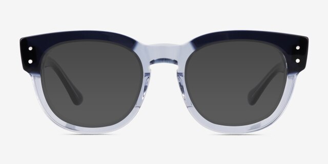 Ray-Ban RB0298V Mega Hawkeye Blue AcetateEyeglass Frames from EyeBuyDirect, with Tinted Lenses