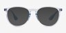 Ray-Ban RB7046 Transparent Light Blue PlasticEyeglass Frames from EyeBuyDirect, with Tinted Lenses