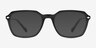 Vogue Eyewear VO5532 Transparent Dark Gray PlasticEyeglass Frames from EyeBuyDirect, with Tinted Lenses