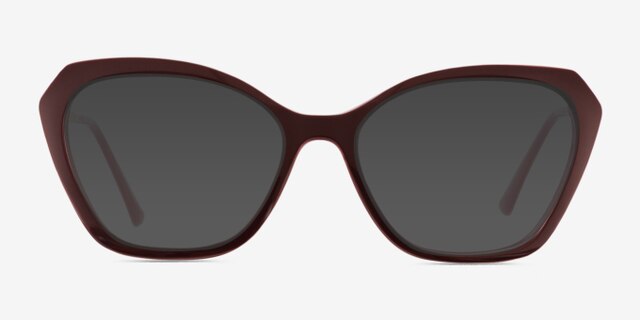 Vogue Eyewear VO5522 Red Purple PlasticEyeglass Frames from EyeBuyDirect, with Tinted Lenses