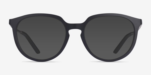 Oakley Bmng Satin Black PlasticEyeglass Frames from EyeBuyDirect, with Tinted Lenses
