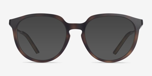 Oakley Bmng Satin Brown Tortoise PlasticEyeglass Frames from EyeBuyDirect, with Tinted Lenses