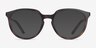 Oakley Bmng Satin Brown Tortoise PlasticEyeglass Frames from EyeBuyDirect, with Tinted Lenses
