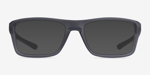 Oakley Rafter Satin Gray Smoke PlasticEyeglass Frames from EyeBuyDirect, with Tinted Lenses
