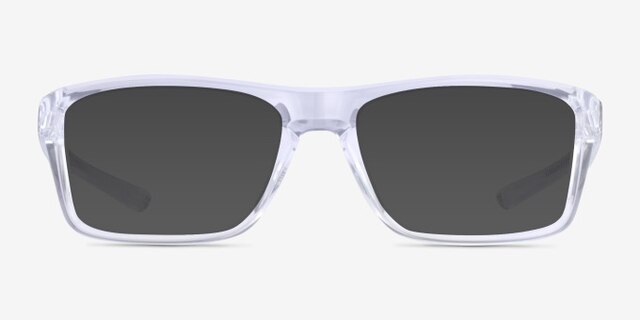 Oakley Rafter Polished Clear PlasticEyeglass Frames from EyeBuyDirect, with Tinted Lenses