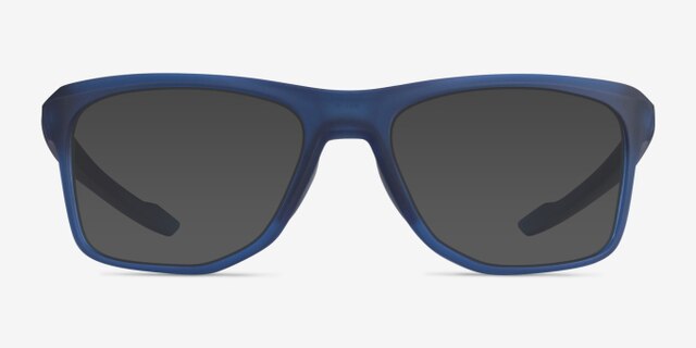 Oakley Knolls Satin Blue PlasticEyeglass Frames from EyeBuyDirect, with Tinted Lenses