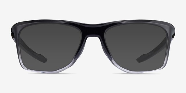 Oakley Knolls Polished Black PlasticEyeglass Frames from EyeBuyDirect, with Tinted Lenses