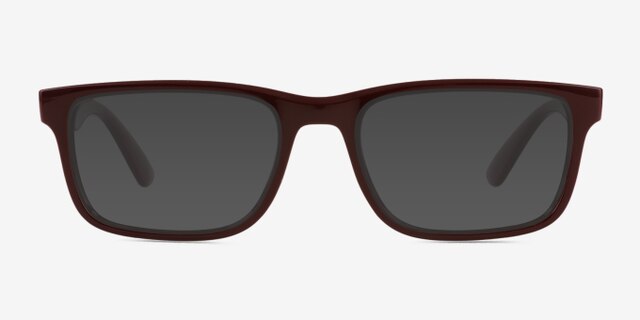 Ray-Ban RB7232M Dark Red PlasticEyeglass Frames from EyeBuyDirect, with Tinted Lenses