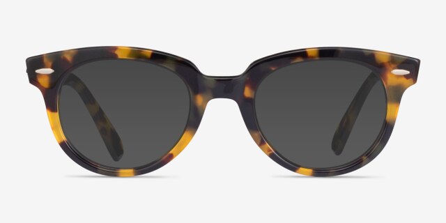 Ray-Ban RB2199V Orion Yellow Tortoise AcetateEyeglass Frames from EyeBuyDirect, with Tinted Lenses