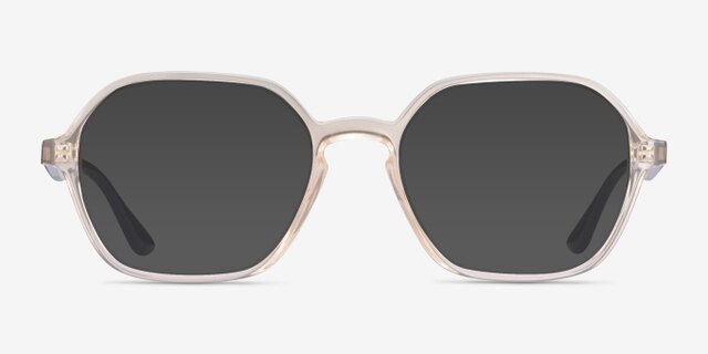 Ray-Ban RB4361V Clear Brown PlasticEyeglass Frames from EyeBuyDirect, with Tinted Lenses