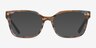 Vogue Eyewear VO5358 Striped Brown Blue AcetateEyeglass Frames from EyeBuyDirect, with Tinted Lenses
