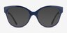 Vogue Eyewear VO5421 Dark Blue PlasticEyeglass Frames from EyeBuyDirect, with Tinted Lenses