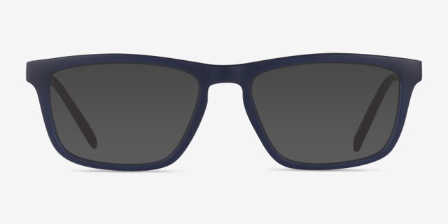 ARNETTE Roboto Matte Blue PlasticEyeglass Frames from EyeBuyDirect, with Tinted Lenses