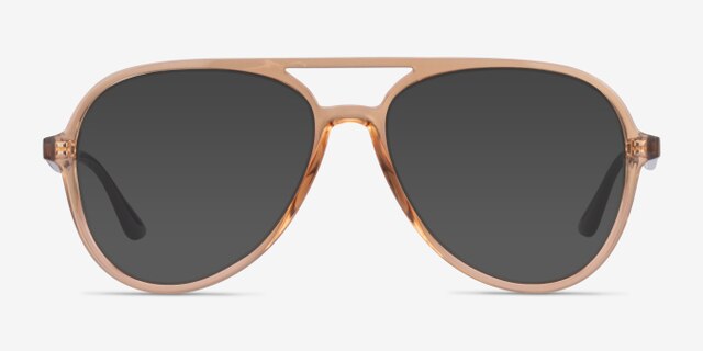 Ray-Ban RB4376V Transparent Brown PlasticEyeglass Frames from EyeBuyDirect, with Tinted Lenses