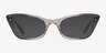 Ray-Ban RB5499 Lady Burbank Transparent Gray AcetateEyeglass Frames from EyeBuyDirect, with Tinted Lenses