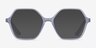 Vogue Eyewear VO5363 Transparent Purple PlasticEyeglass Frames from EyeBuyDirect, with Tinted Lenses