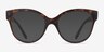 Vogue Eyewear VO5421 Matte Tortoise PlasticEyeglass Frames from EyeBuyDirect, with Tinted Lenses