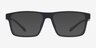 ARNETTE Phamil Matte Black PlasticEyeglass Frames from EyeBuyDirect, with Tinted Lenses
