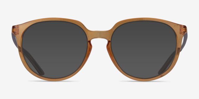 Oakley Bmng Orange PlasticEyeglass Frames from EyeBuyDirect, with Tinted Lenses