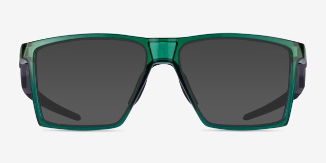 Oakley Futurity Clear Green PlasticEyeglass Frames from EyeBuyDirect, with Tinted Lenses