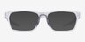 Oakley Hex Jector Clear PlasticEyeglass Frames from EyeBuyDirect, with Tinted Lenses