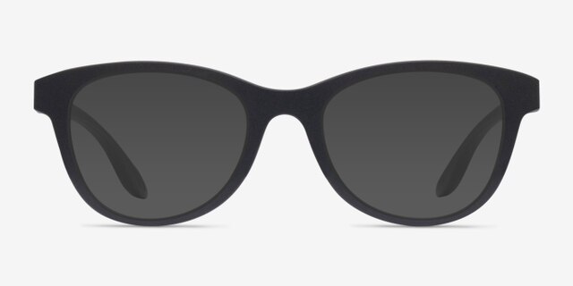 Oakley Humbly A Matte Black PlasticEyeglass Frames from EyeBuyDirect, with Tinted Lenses