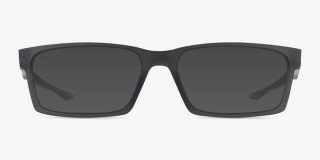 Oakley Overhead Matte Black PlasticEyeglass Frames from EyeBuyDirect, with Tinted Lenses